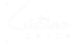 kristina grace - white logo